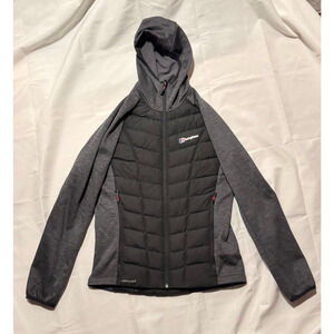 Berghaus Mens Duneline Jacket Hybrid Hydroloft Coat Grey Size M